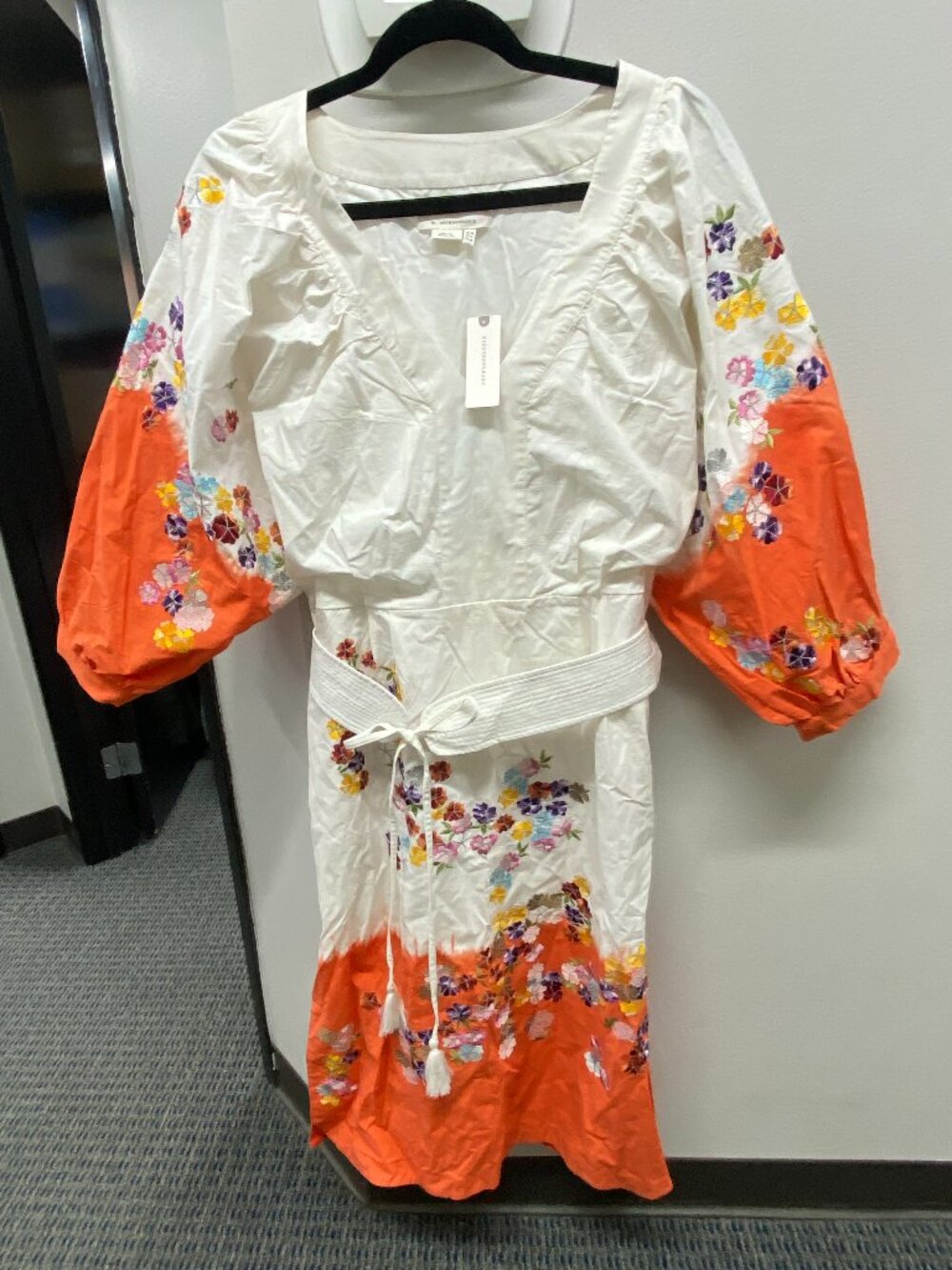 New Anthropologie Clemence Dip-Dyed Dress size 14